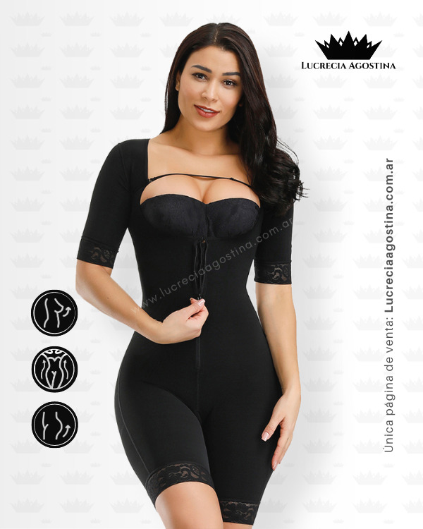 FAJA MANGA CORTA <b> POSTQUIRÚRGICA</b> LIPOESCULTURA