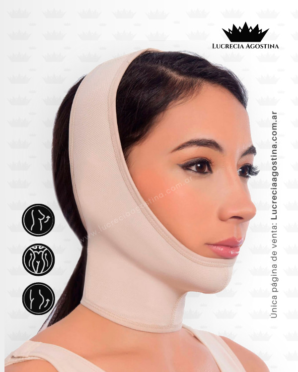 FAJA <b>POSTCIRUGÍA</b> PAPADA Y CUELLO LIPO