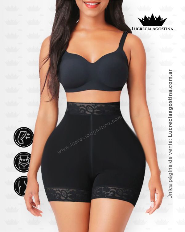 FAJA SHORT ALTA <b>ULTRA REALCE NATURAL</b> EN GLÚTEOS