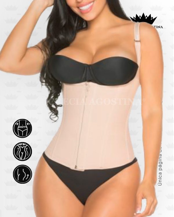 FAJA CHALECO <b>CONTROL FUERTE </b> VARILLAS