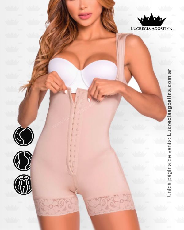 FAJA ABDOMINOPLASTIA <b>2 NIVELES DE GANCHOS</b> CIERRE PERINEAL