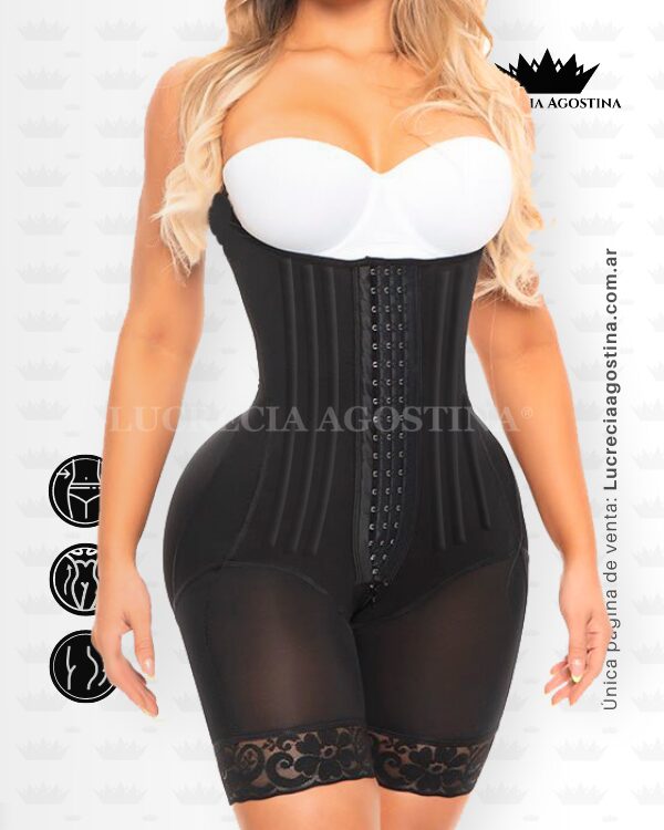 FAJA AJUSTE EXTREMA LIPO <b>10 VARILLAS</b> RELOJ DE ARENA
