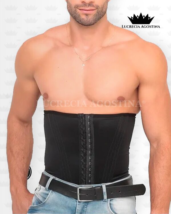 FAJA ABDOMINAL REFORZADA <b>2 NIVELES</b> PARA HOMBRE
