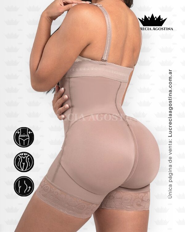 FAJA SHORT STRAPLESS <b>ULTRA REALCE</b> 3 NIVELES