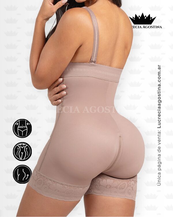 FAJA SHORT STRAPLESS <b>REALCE INVISIBLE</b> 3 NIVELES
