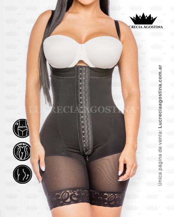 FAJA STRAPLESS POSTQUIRÚRGICA <b>REFORZADA</b> ABDOMINOPLASTIA